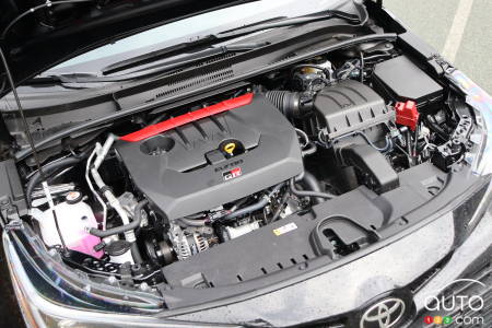 Engine of the 2023 Toyota GR Corolla